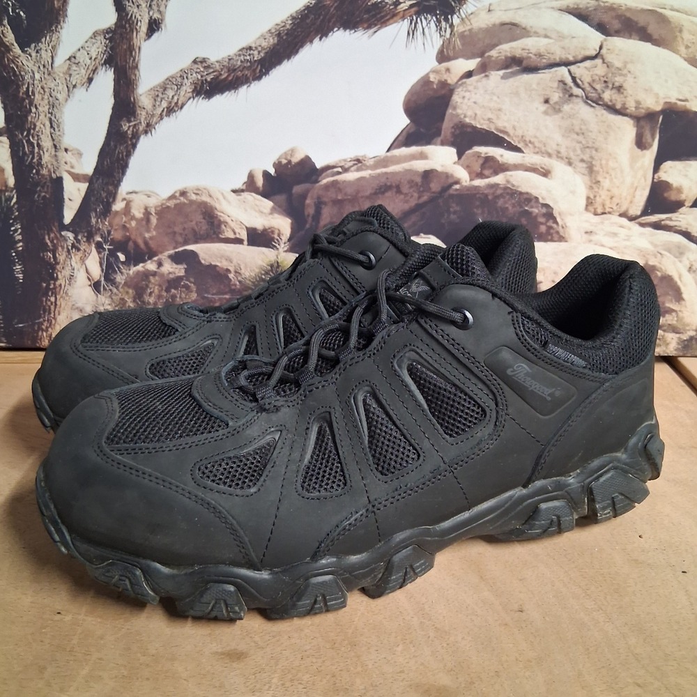 Thorogood Soft Streets Waterproof Tactical Shoes Black Mens 11.5 831-6031